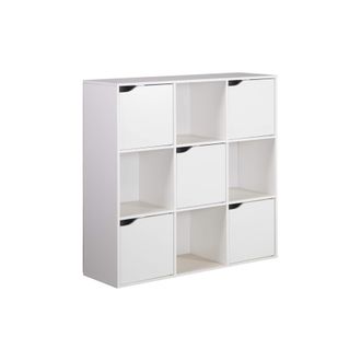 Mobili Rebecca Mobili Rebecca - Estanter&iacute;a Rebecca Mobili Vesparia 90x90x30 Aglomerado Blanco Moderno