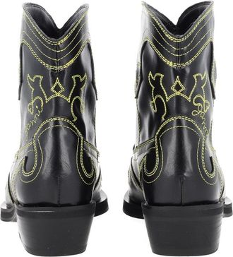 Ganni Low Shaft Boot - Black