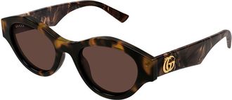 Gucci GG2207S 004 Womens Sunglasses Tortoiseshell Size 51 - Free RX Lenses - Free RX Lenses