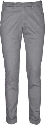 BRIGLIA 1949 Casual katoen-polyester broek - Heren - Chinos - Grijs - M - Katoen - Broeken