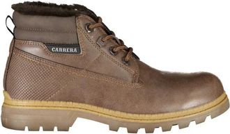 Carrera Elegante Veterschoenen met Contrastdetails - Dames - Veterlaarzen - Bruin - 37 EU - Polyester - Schoenen