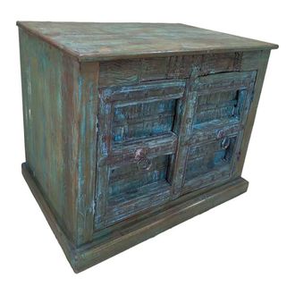 Wanderlust Deco Aparador de madera artesanal 116x49x90h cm