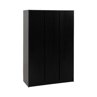 Seconique Seconique - Malvern 3 Door Wardrobe - L50.5 x W115 x H180 cm - Black