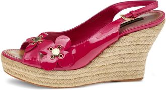 Louis Vuitton 100mm leather sandals - Pink
