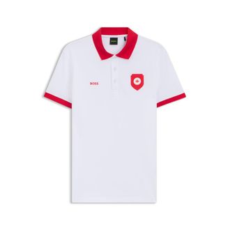 BOSS Paddy polo shirt with country flag