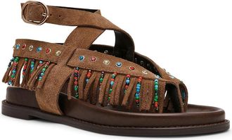 Steve Madden Wendell Womens Sandals Chesnut Suede : 6.5 M