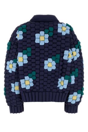 RAXXY Womens Navy Blue Nylon Down Jacket Navyblue Giacche E Gilet
