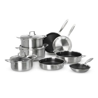 KASANOVA Batteria pentole 3 strati 11 pezzi Tri - Ply