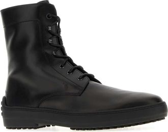 Tod's Mens Nuovo Boot Black Leather
