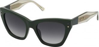 Nina Ricci Womens SNR3235406WT SNR32354 54 06WT Sunglasses - Dark Green - One Size