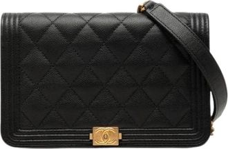 Chanel Pre-owned Boy Wallet on Chain - - Pre-owned - Donna - Nero - ONE SIZE