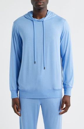 Daniel Buchler Sleek Pajama Hoodie in Whisper Blue at Nordstrom Rack, Size Xx-Large