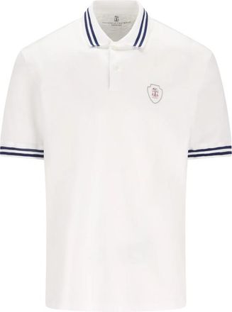 Brunello Cucinelli Striped-detail Polo Shirt