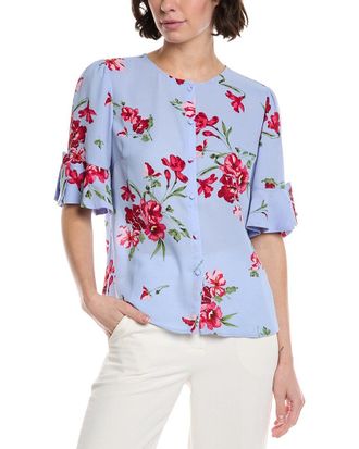 CeCe by Cynthia Steffe Cece Flounce Bow Sleeve Top