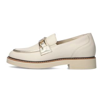 DL Sport Schoenen, Dames, Beige, 41 EU, Leer, Virtuosa Loafers