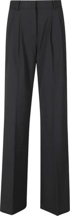 Andamane Pantaloni a gamba larga con pinces - - Trousers - Donna - Nero - S