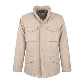 Bl'ker Field Jacket Travis - Heren - Zomerjassen - Beige - L - Wol - Jassen