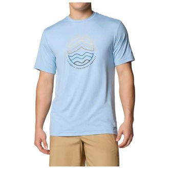 Columbia Kwick Hike Graphic S/S Tee T-Shirt f&uuml;r Herren | blau