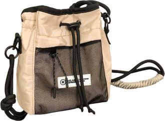 Generic Couple Drawstring Crossbody Bag, Large Capacity Messenger Bag, HandBag for Travel Vacation Daily(Khaki)