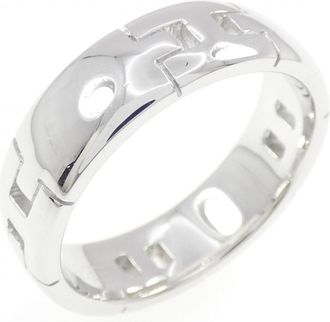 Herm&egrave;s White Gold White Gold (18K) Band Ring (Pre-Owned)