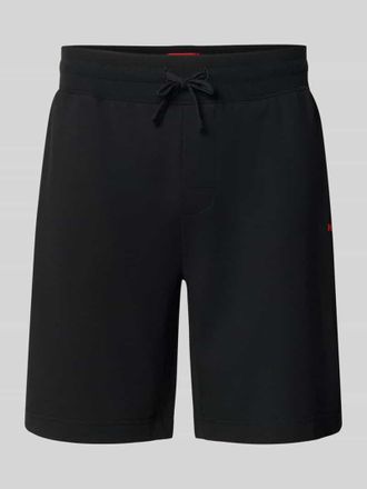 HUGO BOSS Regular Fit Sweatshorts aus Baumwoll-Mix Modell NOAH in Black, Gr&ouml;&szlig;e XXL