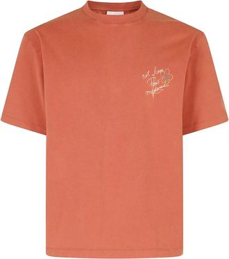 Dr&ocirc;le de Monsieur T-shirt con slogan Esquisse - - Tops - Uomo - Rosso - S