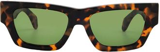 Palm Angels MAGNOLIA Gren Square Unisex Sunglasses PERI10JS 6055 53