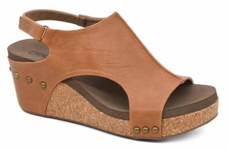 Corkys Footwear Womens Carley Wedge In Brown