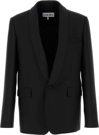 Loewe Black Wool Blend Blazer