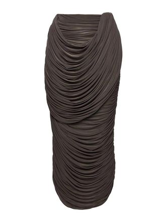 Magda Butrym Cupro Midi Skirt
