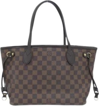Louis Vuitton Pre-owned Tote Bags, female, Brown, Size: ONE SIZE Pre-owned Canvas Tote Bag