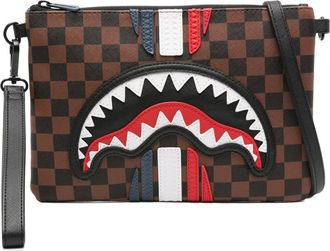 Sprayground Machine Francaise Limited Edition clutch bag - unisex - Polyester/PVC - OS - Brown