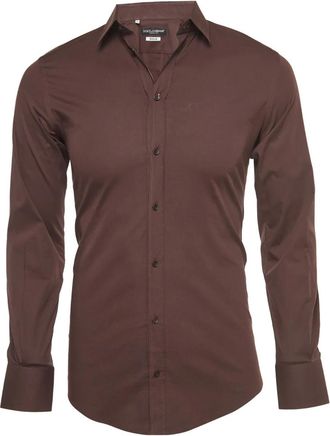 Dolce & Gabbana Camicia a maniche lunghe - Marrone