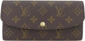 Louis Vuitton Pre-owned Monogram Long Wallet - Dames - Vintage Accessoires - Bruin - ONE Size - Vintage