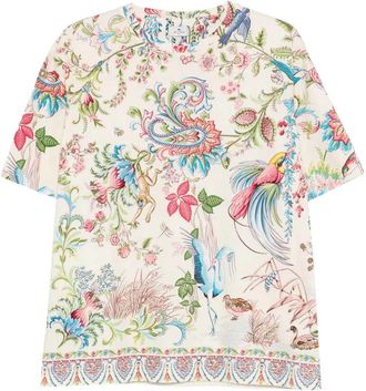 Etro Etro T-Shirt mit Blumendruck