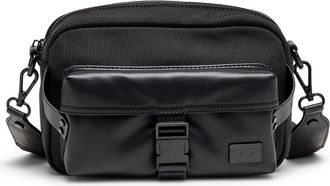 Diesel Multi-Pkts - Crossbody bag in nylon with flap pocket - Crossbody Bags - Unisex - Black
