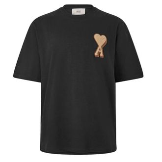 Ami Mens Mens T-Shirt in Black - Size X-Large