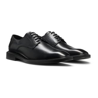 HUGO BOSS Dress Shoes, male, Black, 10 UK, Gryff Derb Shoe