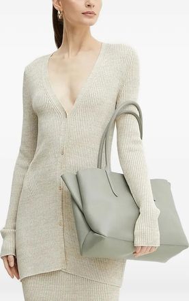 BOSS ribbed V-neck cardigan - Neutrals