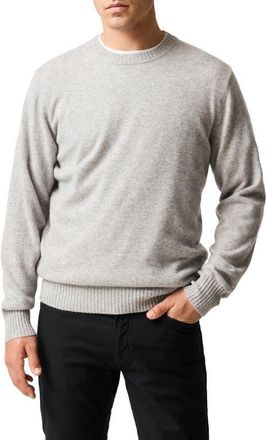 Rodd & Gunn Stewart Island Wool & Cahsmere Crewneck Sweater in Slate at Nordstrom, Size Xx-Large