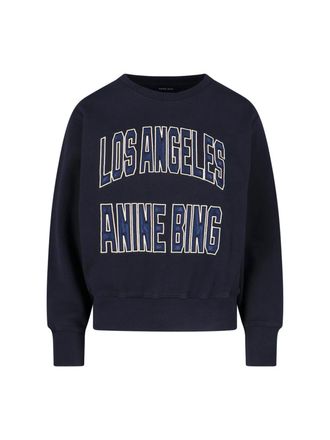 Anine Bing Harry Logo Sweatshirt - Black