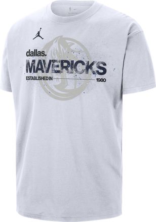 Nike Mens Dallas Mavericks Courtside Jordan 85 NBA Statement T-Shirt in White | IF4524-100