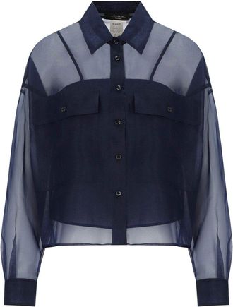 Weekend by Max Mara CAMICIA COLOMBA BLU MAX MARA WEEKEND