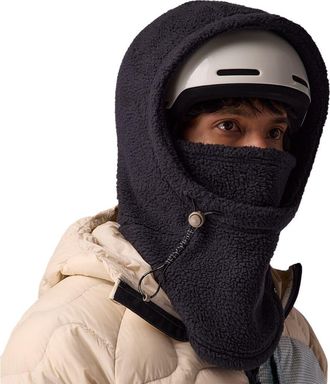 Backcountry Wander Pile-Fleece Hood in Black at Nordstrom