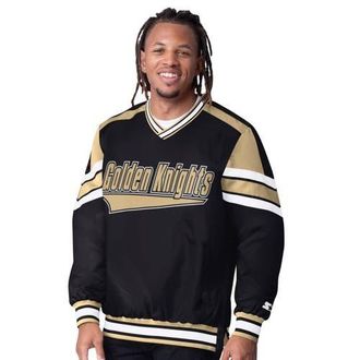Starter Mens Starter Black Vegas Golden Knights Reliever V-Neck Pullover Jacket at Nordstrom, Size X-Large
