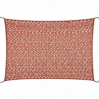 Oviala Vela de sombra reversible camuflaje 3 x 4m terracota