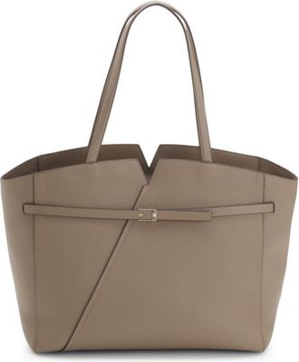 BOSS REVERS tote bag in leather with belt detail