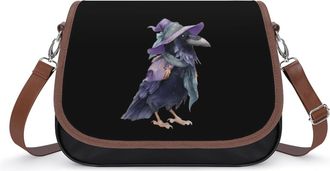 Generic Raven in Witch1 Costume Fashion Womens Crossbody Bags Novelty Handbag Shoulder Bag Purse