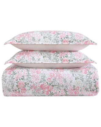 Laura Ashley 180 Thread Count Heather Garden Comforter Set