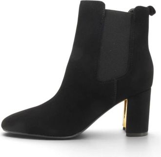 Guess Fiery Chelsea Boot - Dames - Laarzen met Hak - Zwart - 35 EU - Leer - Schoenen